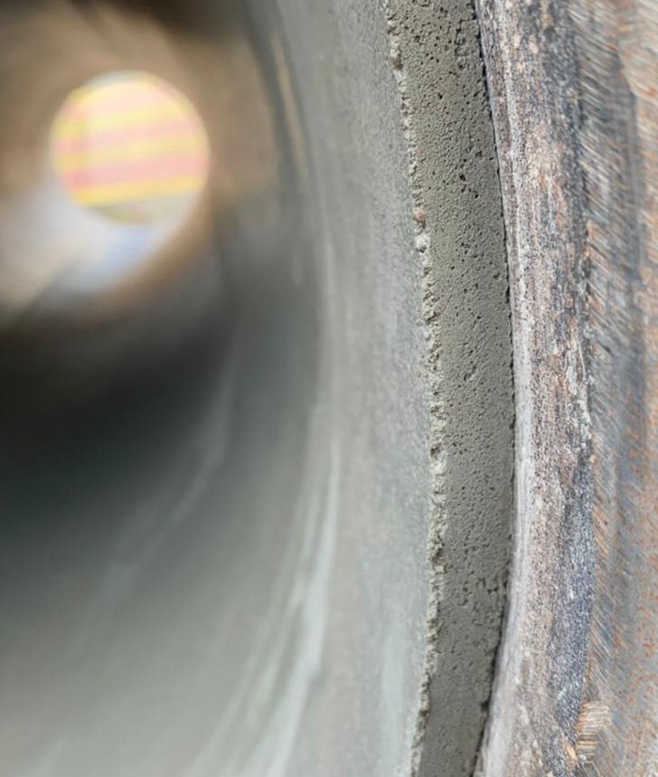 cement mortar lining